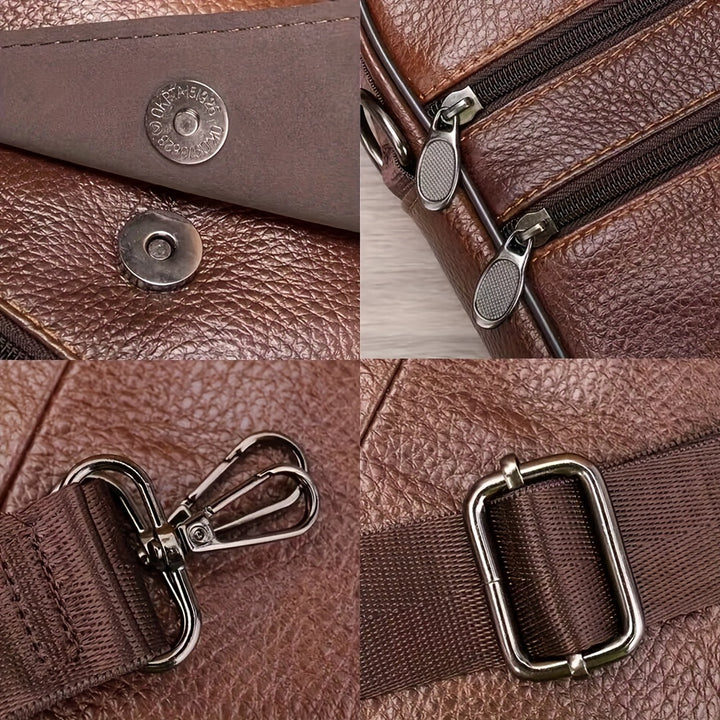 Samuel | Leather Messenger Bag