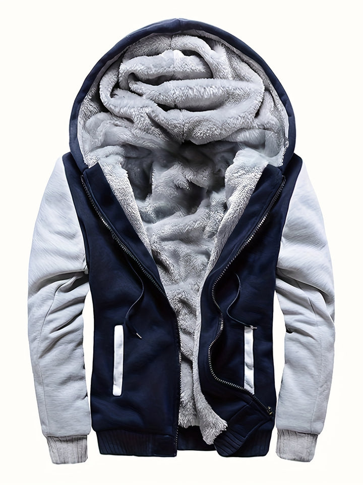 Lucas | Warm Fleece Hooded Jacket