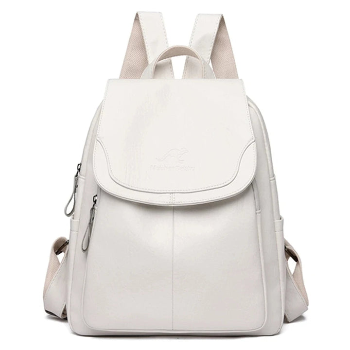 Eda | Anti-Theft Leather Backpack