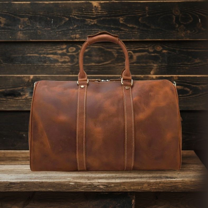 Leuven | Leather Duffle Bag