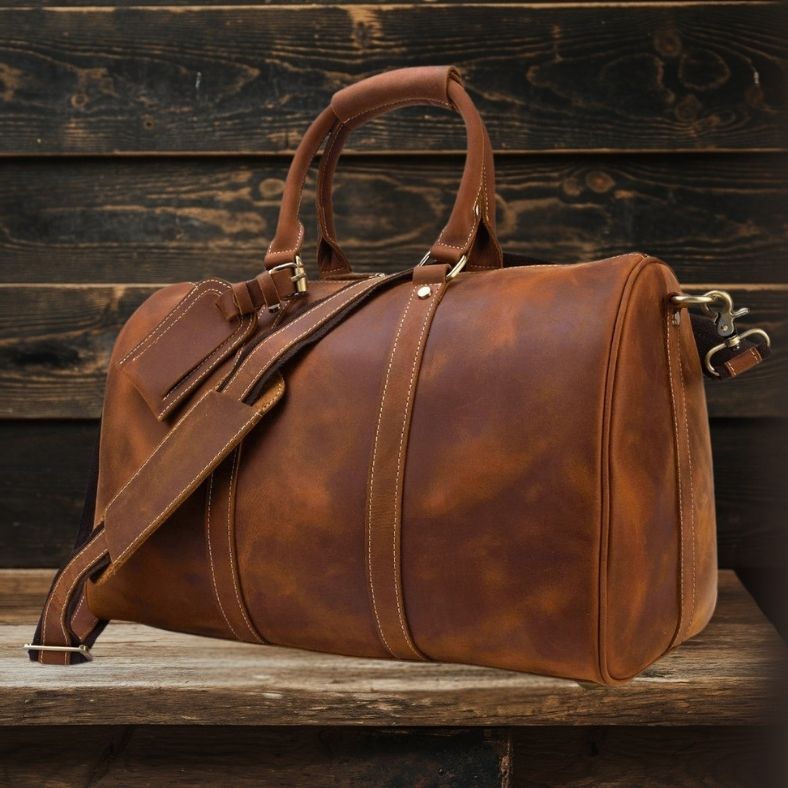 Leuven | Leather Duffle Bag