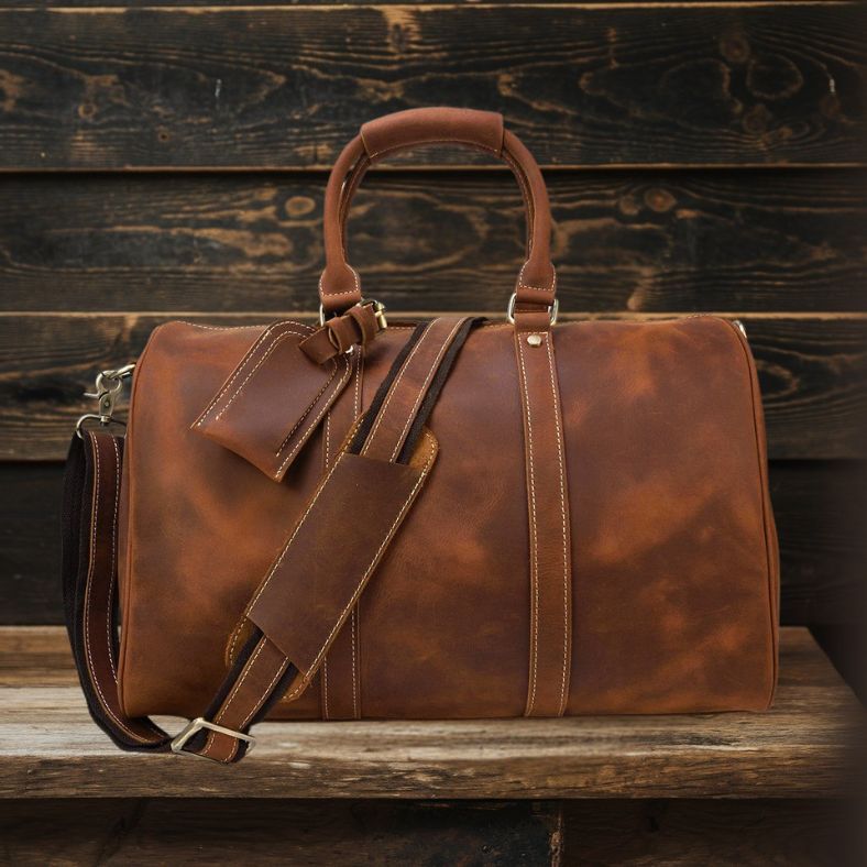 Leuven | Leather Duffle Bag