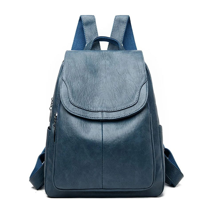 Eda | Anti-Theft Leather Backpack