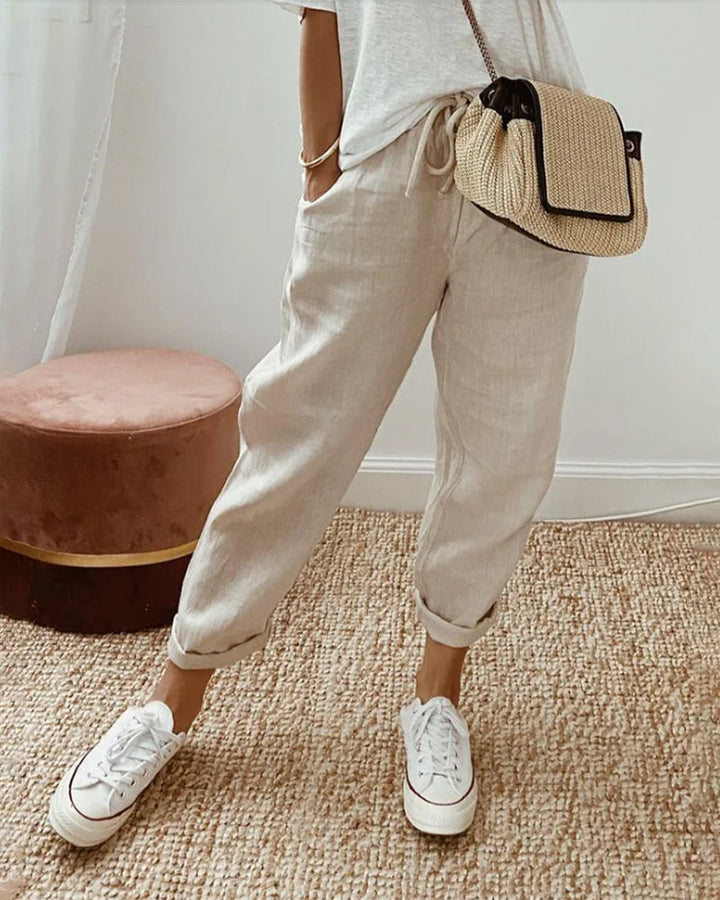 Daisy | Anti-Sweat Luxe Linen Pants