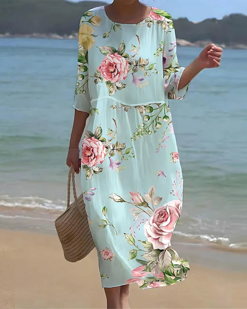 Naia | Stylish Elegant Floral Dress