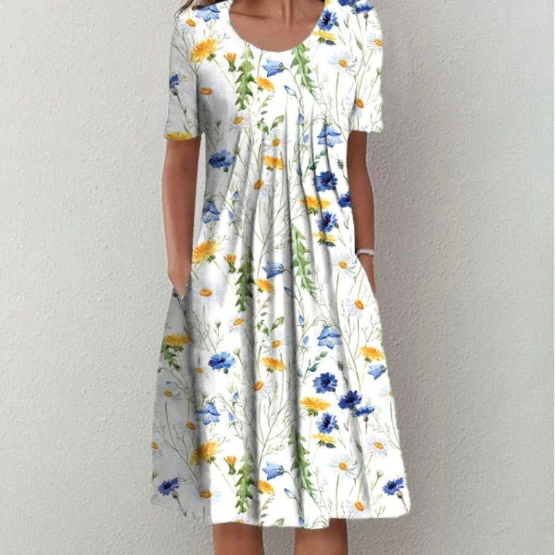 Viola Elegant Floral Dress