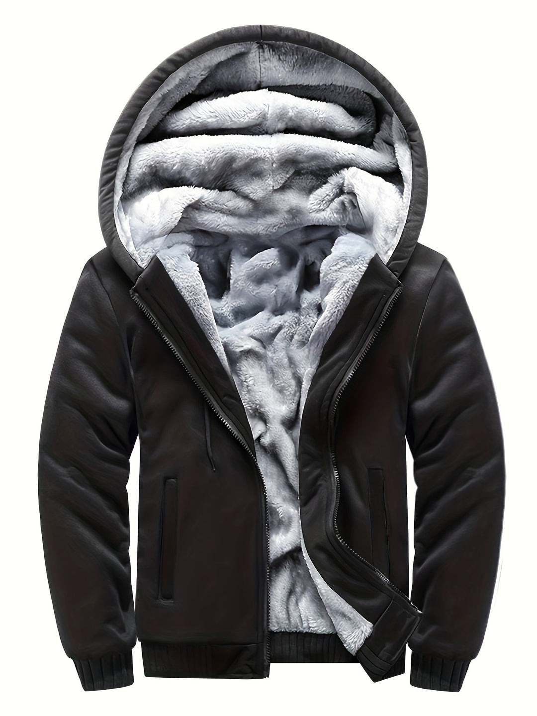 Lucas | Warm Fleece Hooded Jacket