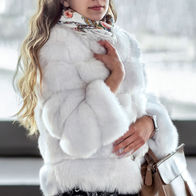 Laura Wool Fur Coat