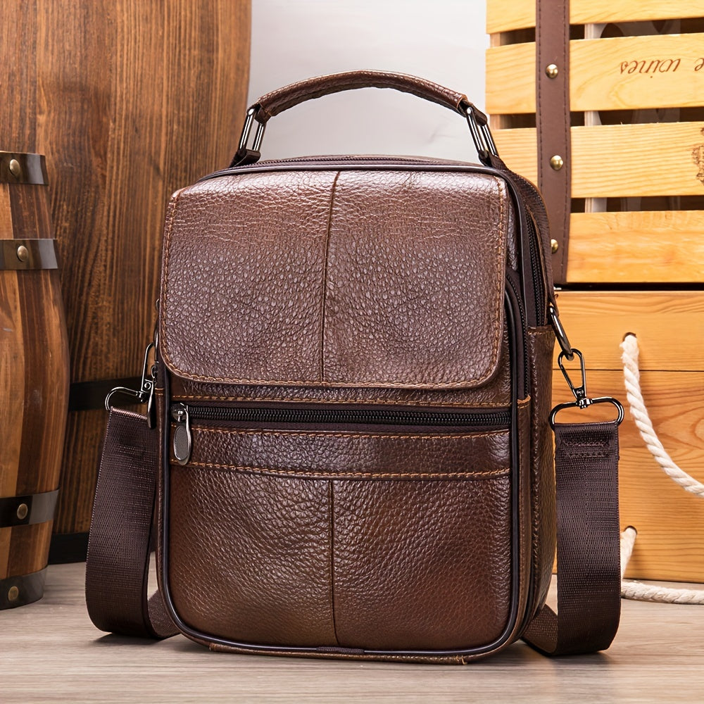 Samuel | Leather Messenger Bag