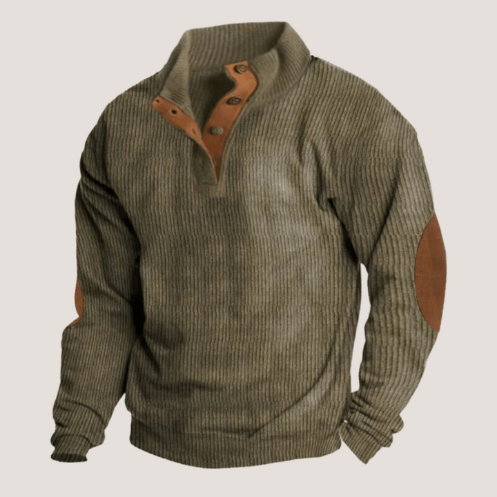 Edoardo | Corduroy Sweatshirt with Collar