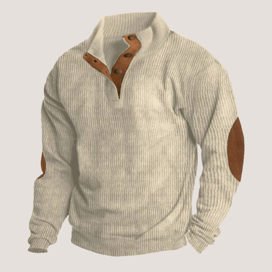 Edoardo | Corduroy Sweatshirt with Collar