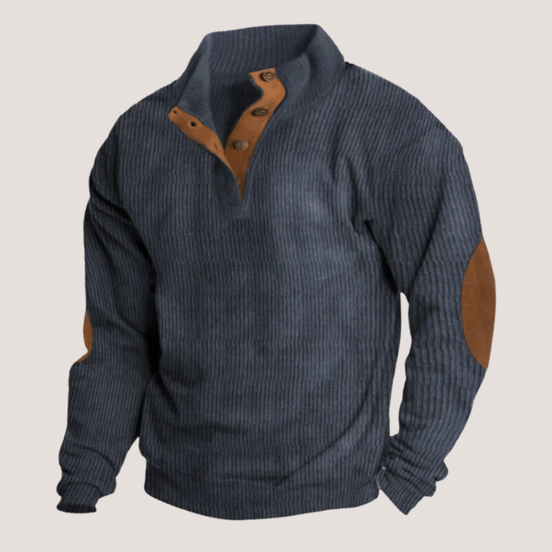 Edoardo | Corduroy Sweatshirt with Collar