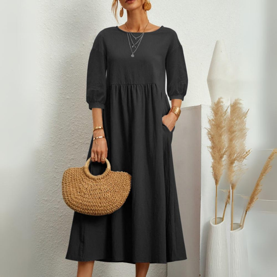 Clea Breathable Elegant Timeless Maxi Dress