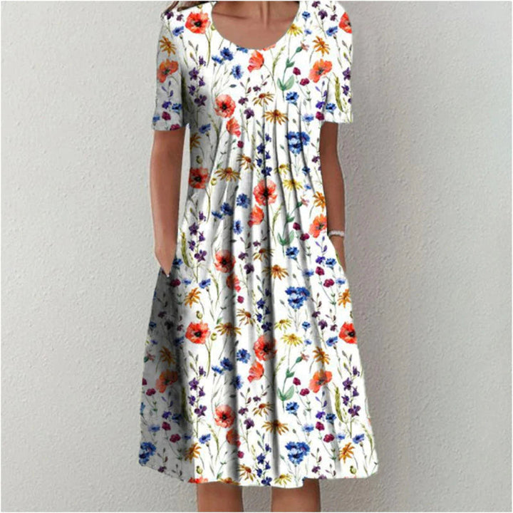 Viola Elegant Floral Dress