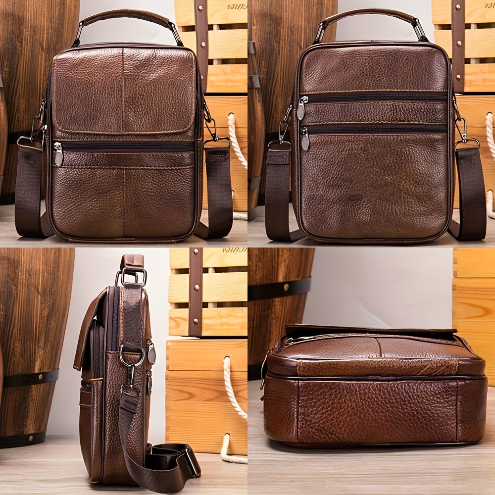 Samuel | Leather Messenger Bag