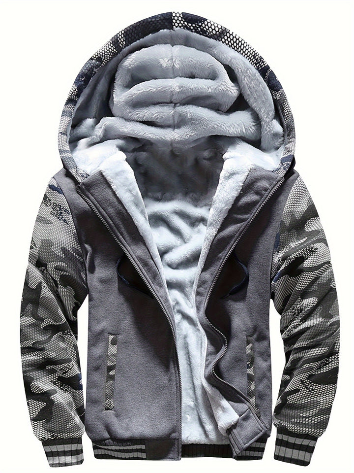 Lucas | Warm Fleece Hooded Jacket