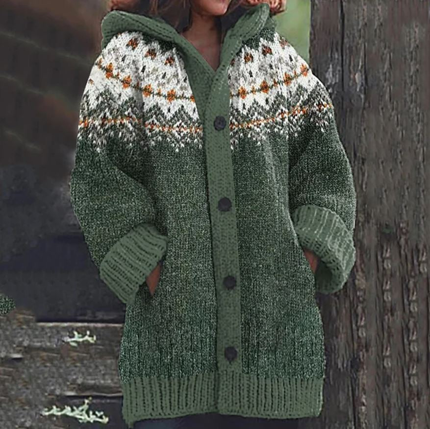 Mosso | Cozy Green Cardigan