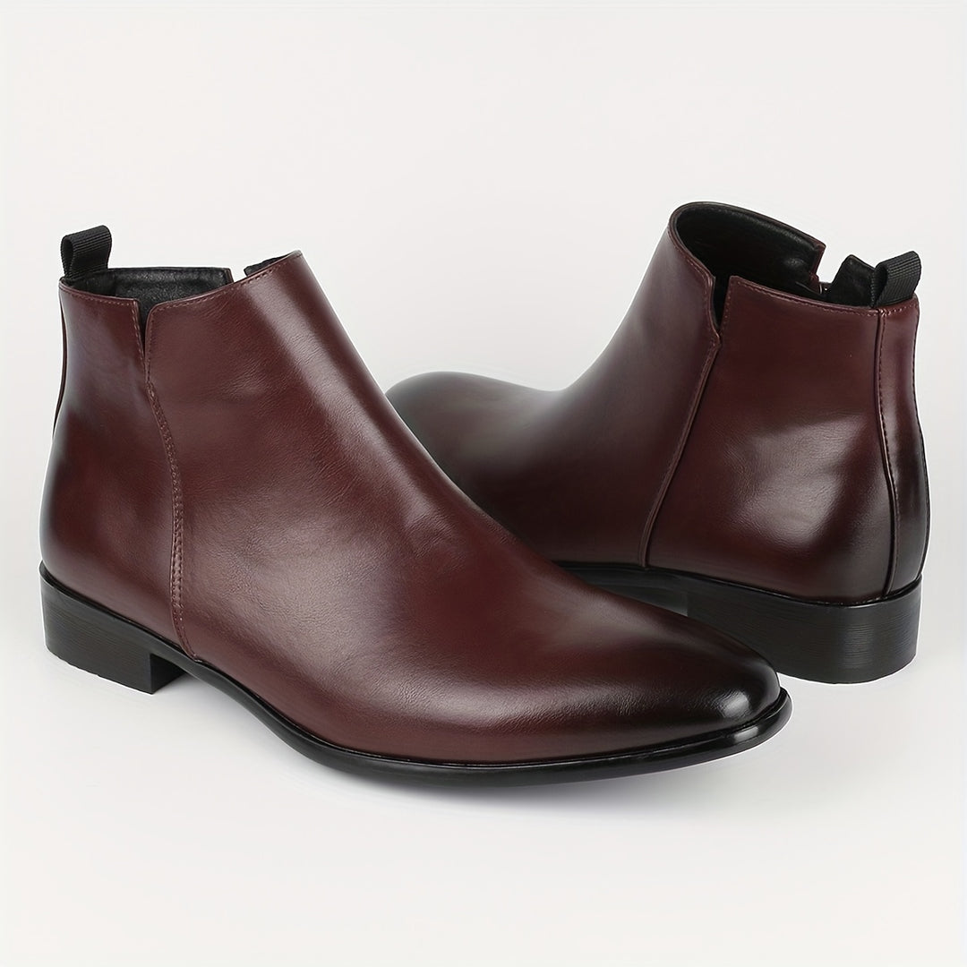 Nicolas | Fashion Zipper Chelsea Boots