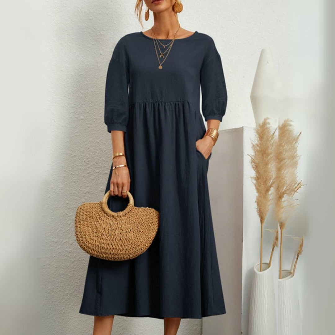 Clea Breathable Elegant Timeless Maxi Dress