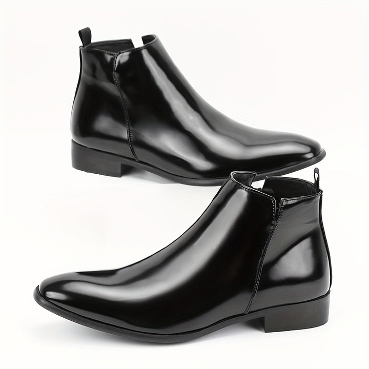 Nicolas | Fashion Zipper Chelsea Boots