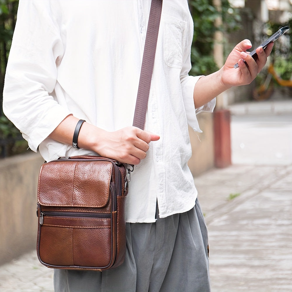 Samuel | Leather Messenger Bag