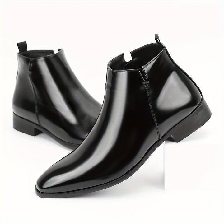 Nicolas | Fashion Zipper Chelsea Boots