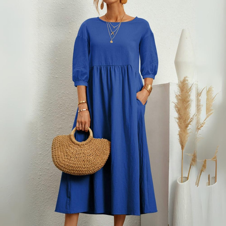 Clea Breathable Elegant Timeless Maxi Dress