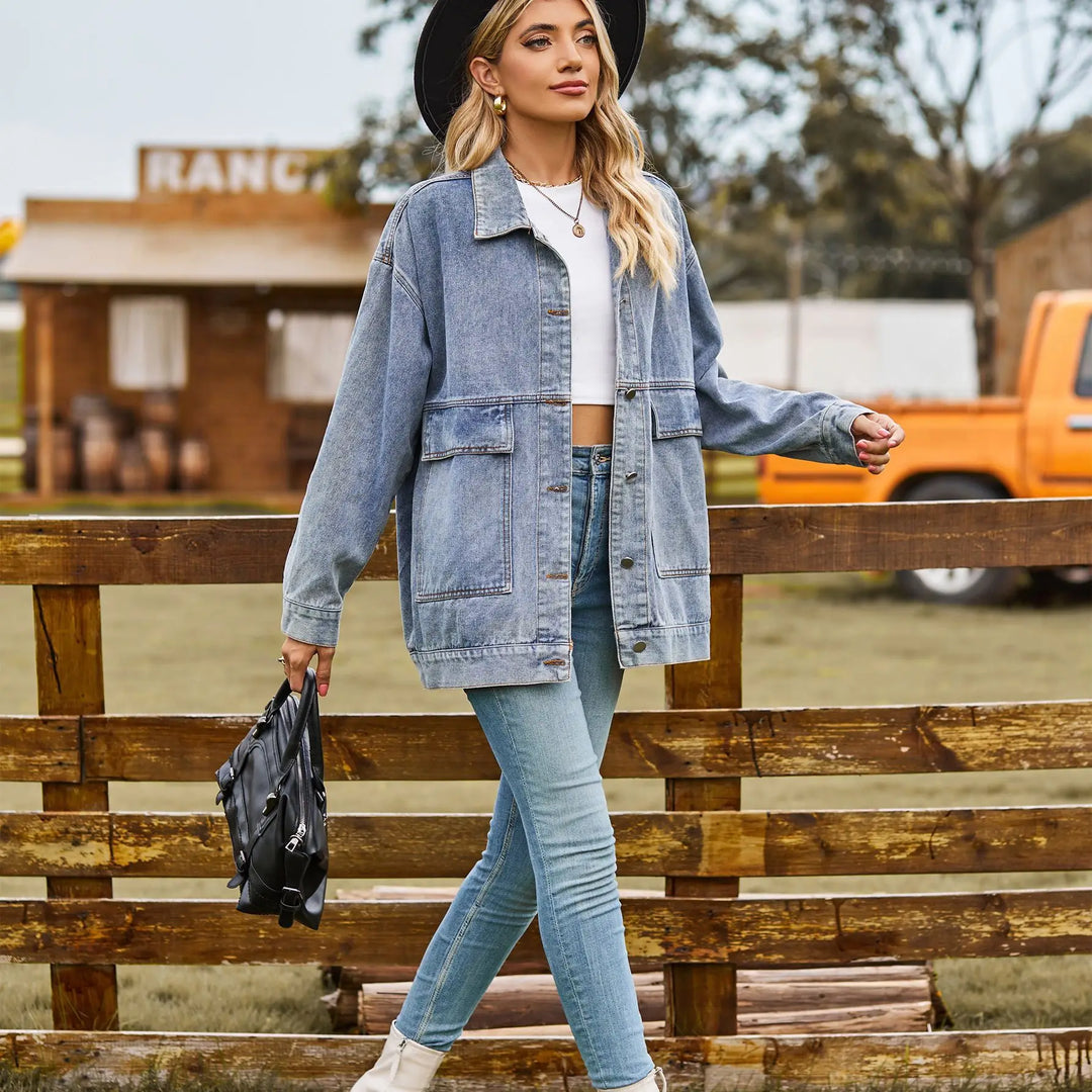 Silvana Long Sleeve Denim Jacket