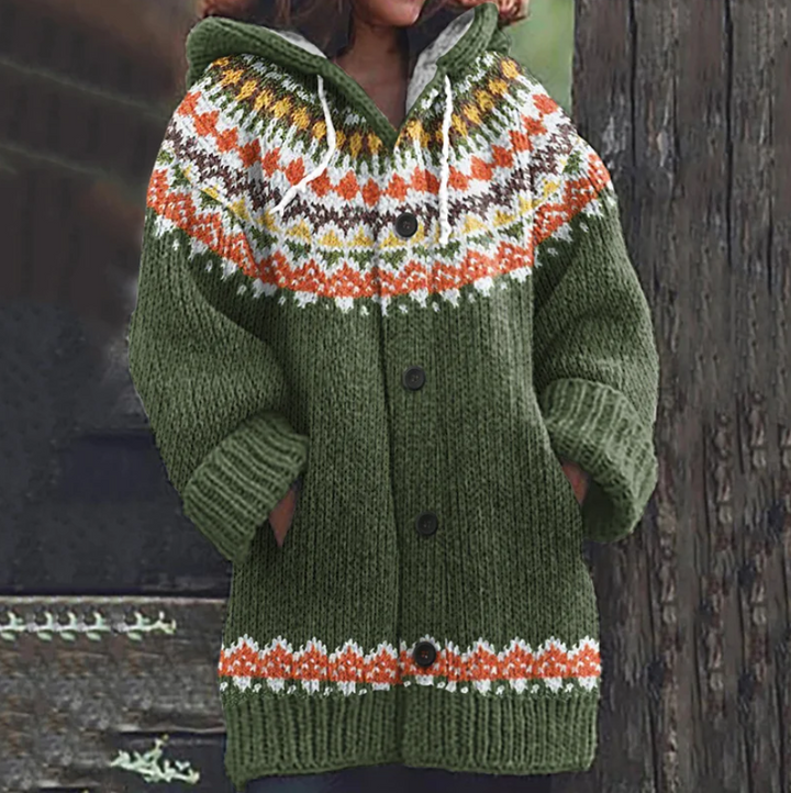 Mosso | Cozy Green Cardigan