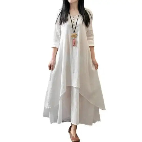 Alessia Linen Dress