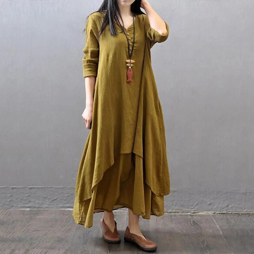 Alessia Linen Dress