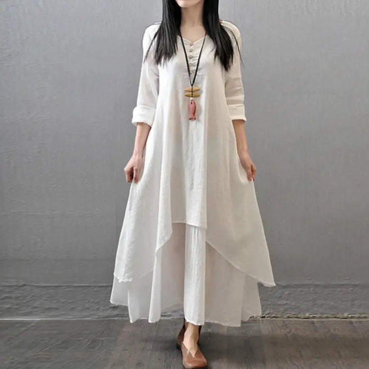 Alessia Linen Dress