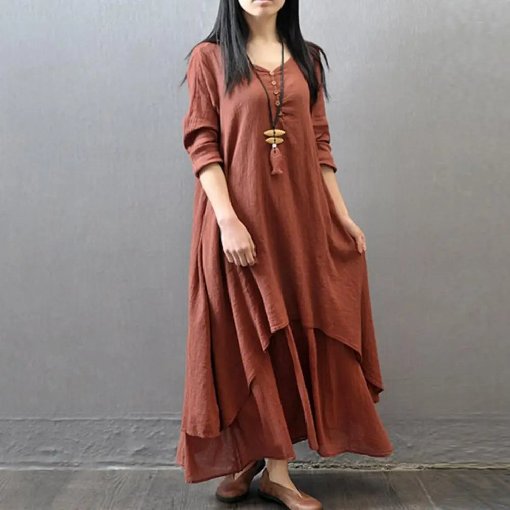 Alessia Linen Dress