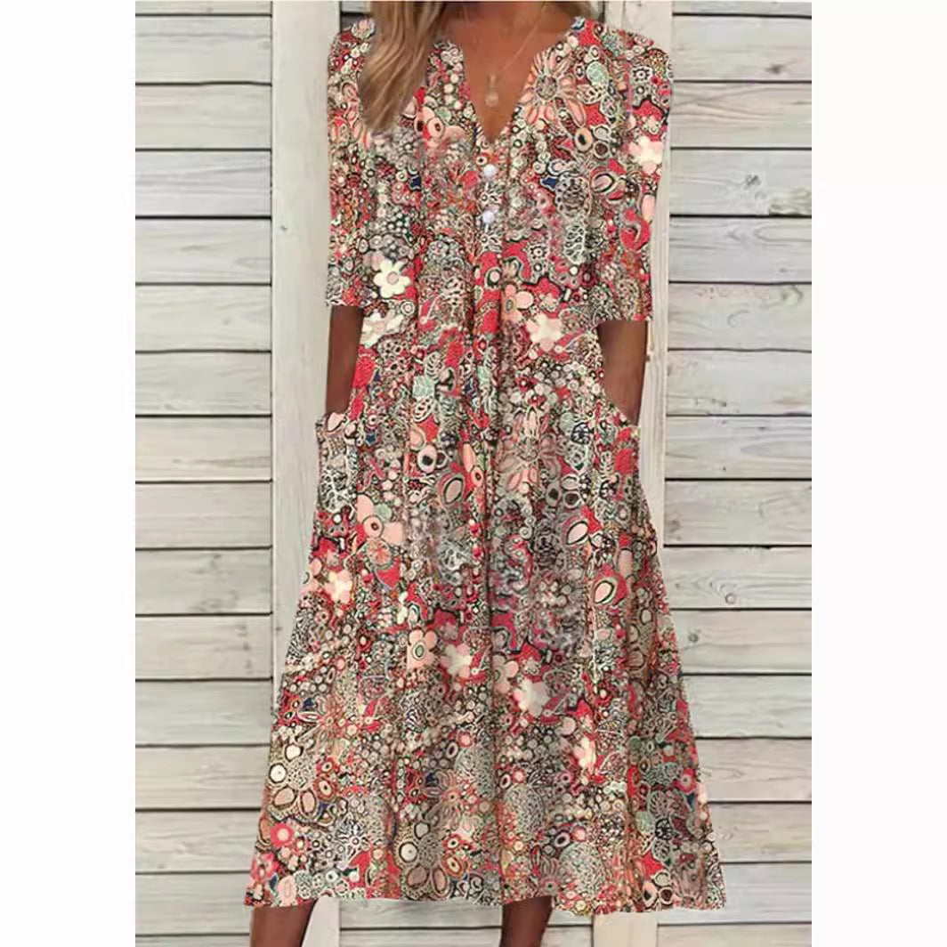 Iliana Floral Maxi Dress