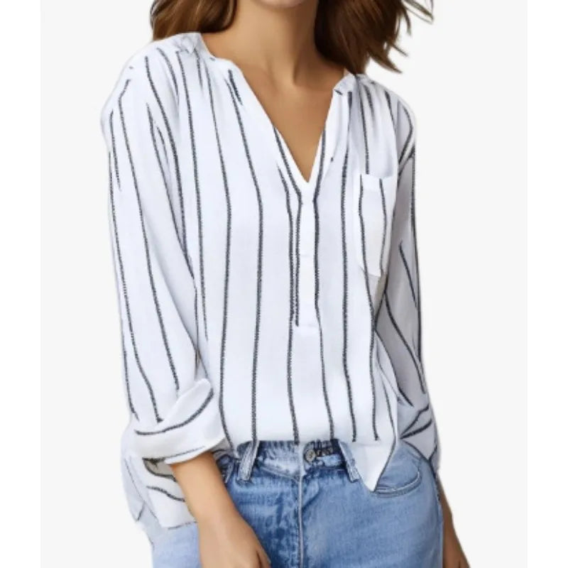 Ermelinda Casual Striped Shirt