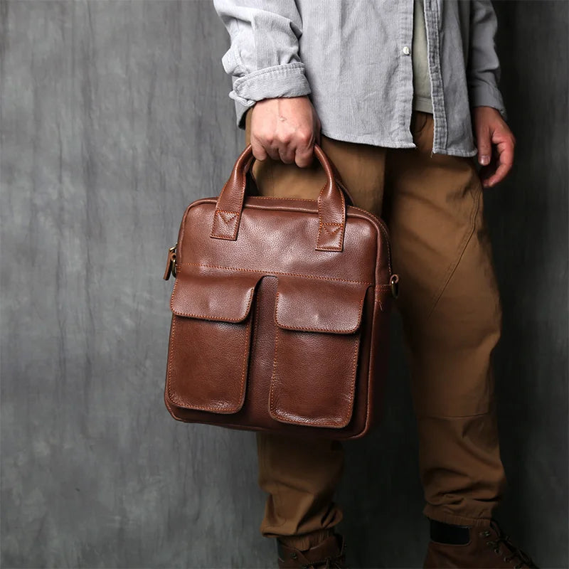 Luigi | Retro Leather Men's Handbag