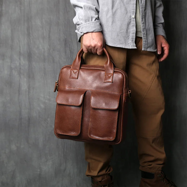 Luigi | Retro Leather Men's Handbag