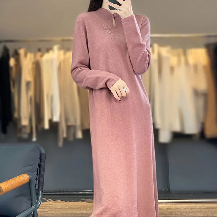 Vera Luxurious Knitted Cashmere Dress