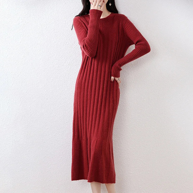 Valeria Warm Knitted Dress