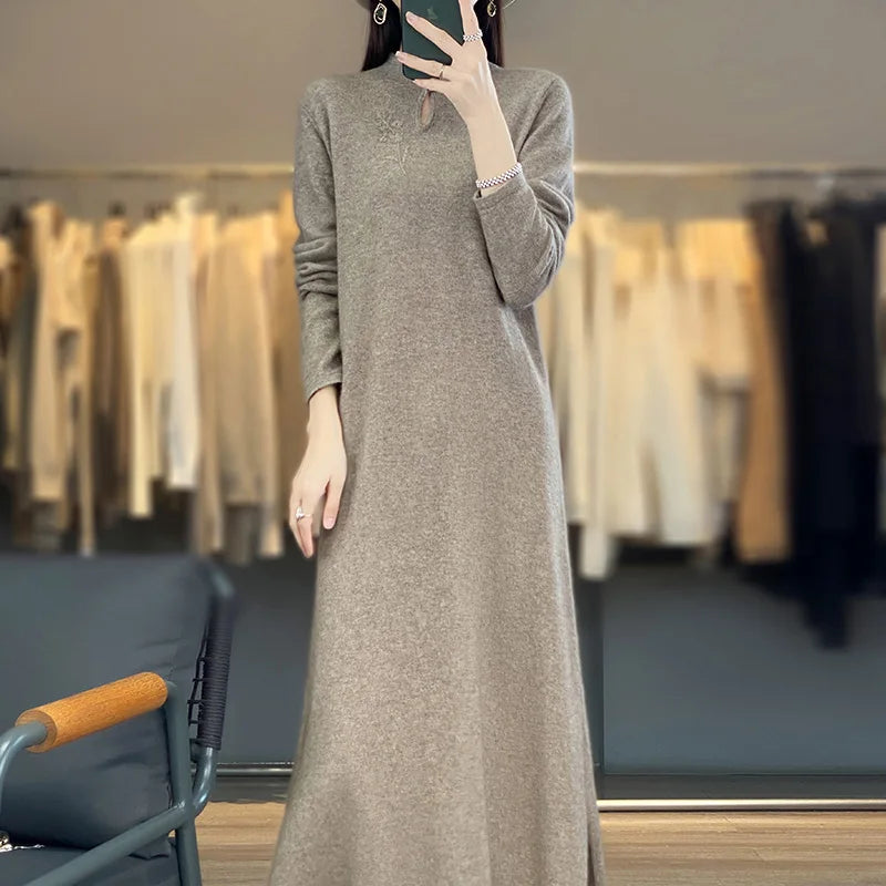 Vera Luxurious Knitted Cashmere Dress