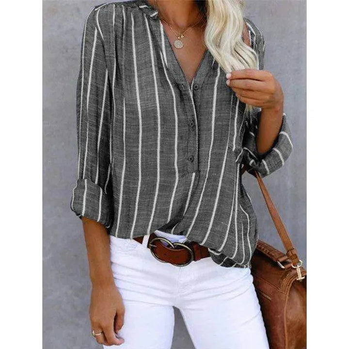 Ermelinda Casual Striped Shirt