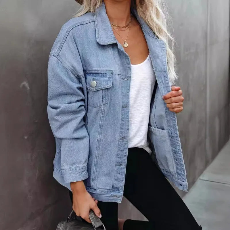 Renata Denim Classic Long Sleeve Jacket