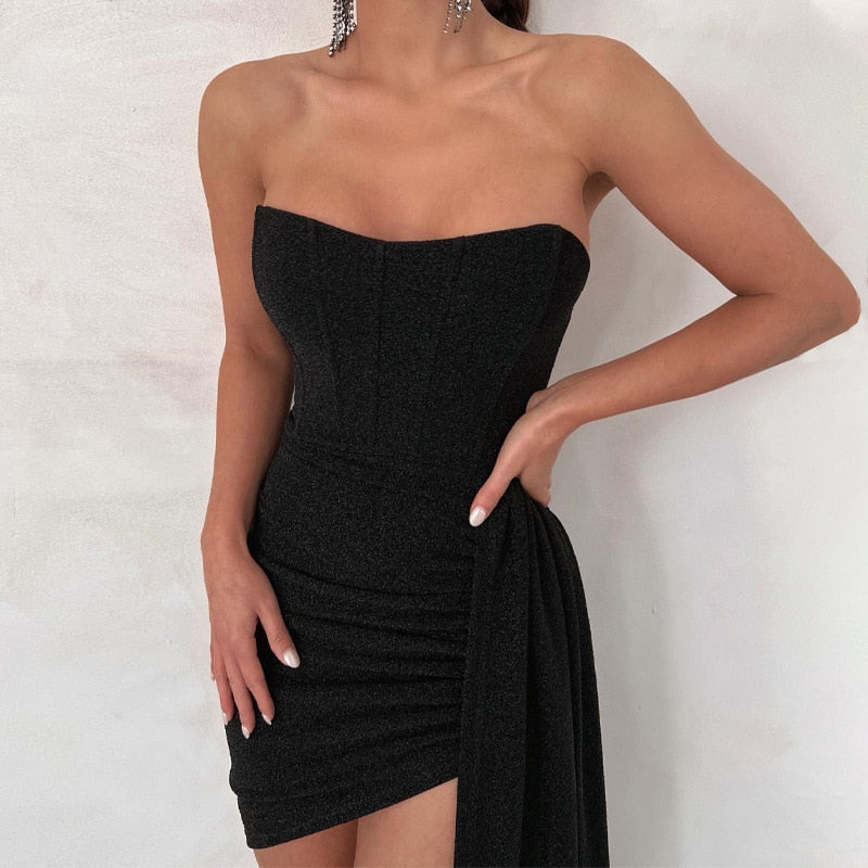 Elena Mini Strapless Dress