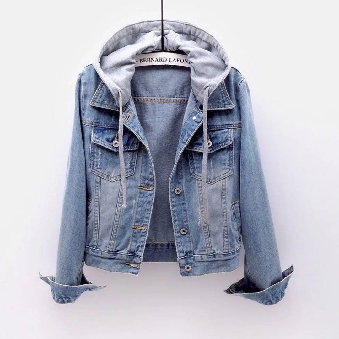 Savina Denim Hooded Jacket