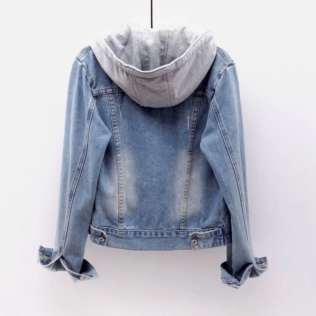 Savina Denim Hooded Jacket