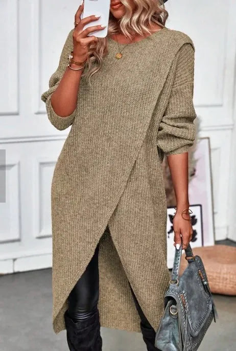 Serena | Autumn Knitted Long Dress