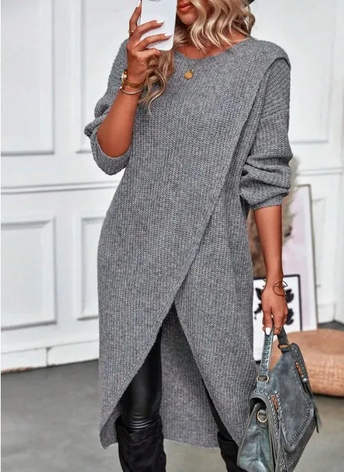 Serena | Autumn Knitted Long Dress