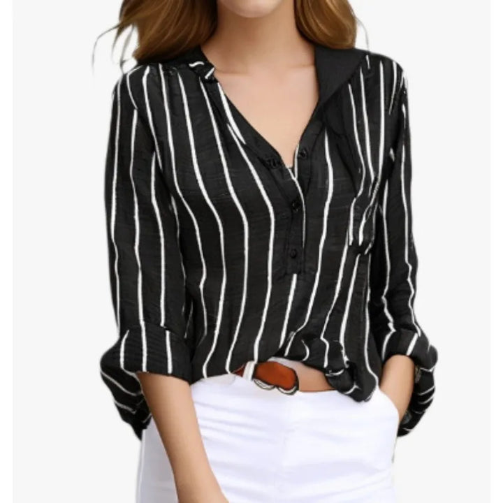 Ermelinda Casual Striped Shirt