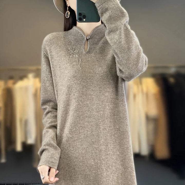 Vera Luxurious Knitted Cashmere Dress