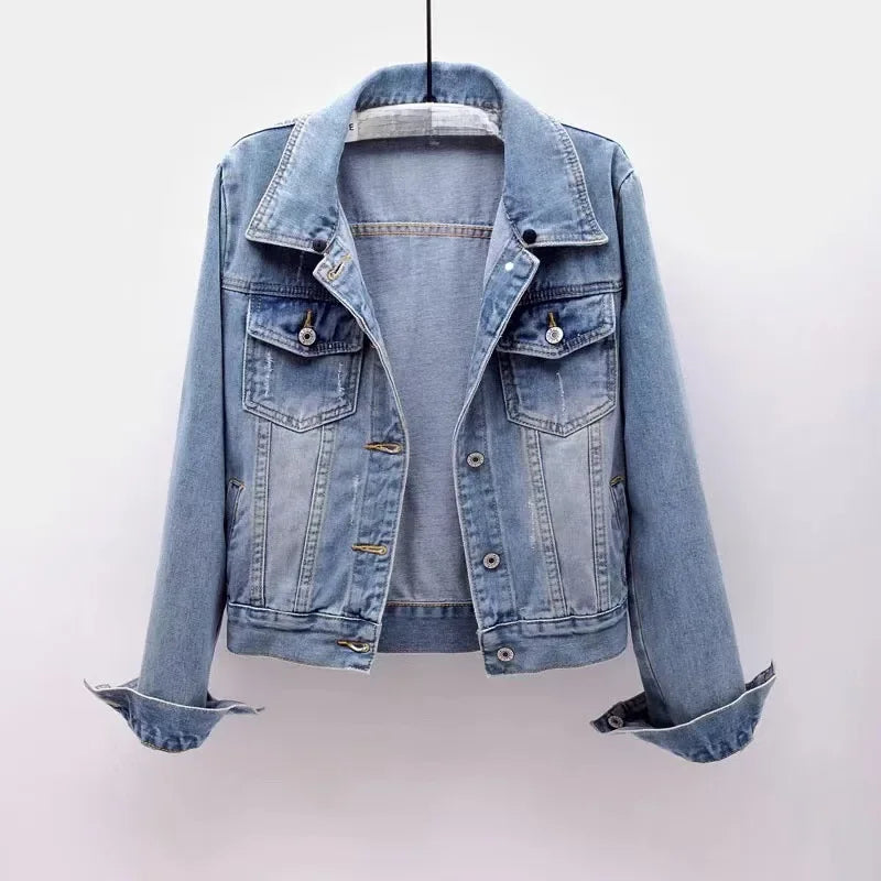 Savina Denim Hooded Jacket